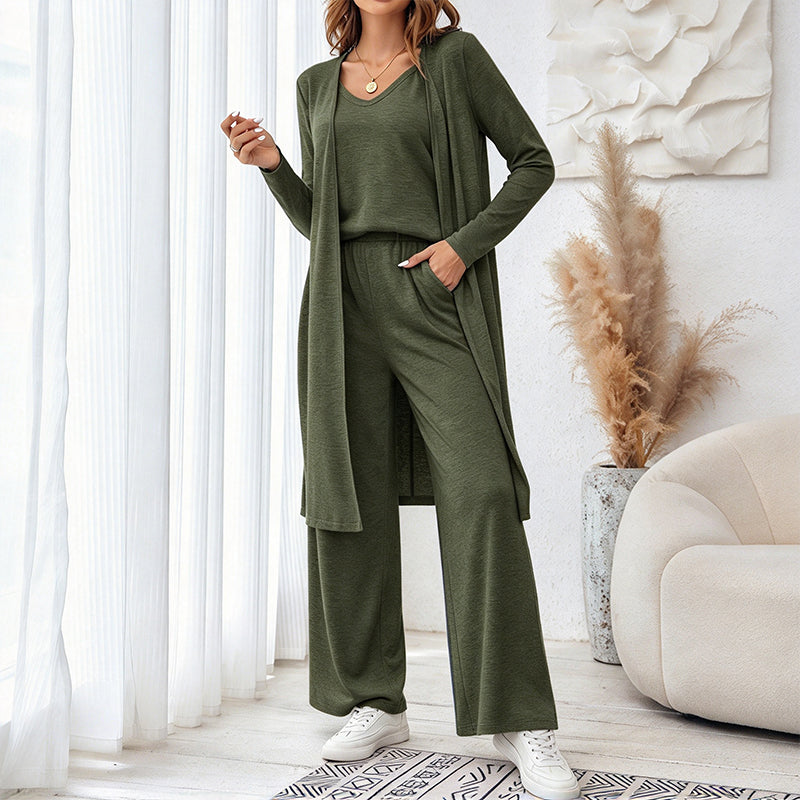 ✨ Neu eingetroffen – Nur heute 50 %! Elegantes 3-teiliges Langarm-Set für Damen