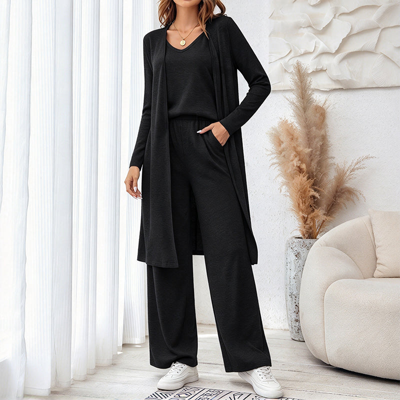 ✨ Neu eingetroffen – Nur heute 50 %! Elegantes 3-teiliges Langarm-Set für Damen