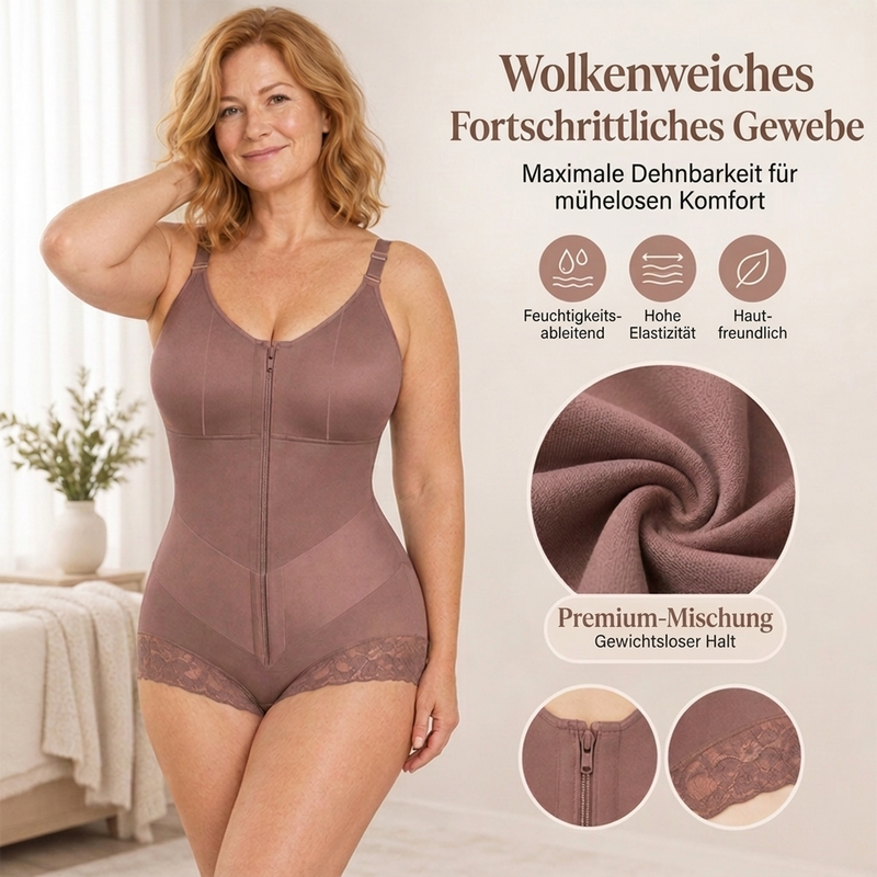 🖤 Black Friday Vorabzugang: 50 % Rabatt 🖤Damen Plus Size Shapewear Bauchkontrollender Bodysuit