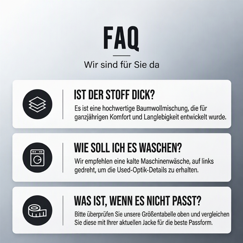 ✨ Neu eingetroffen – Nur heute 50 %! Herren stilvolle, vielseitige Distressed-Denimjacke