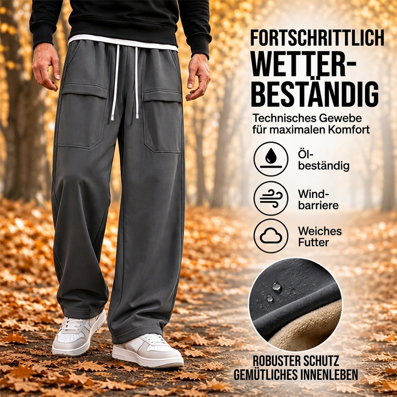 ✨Neu Eingetroffen! Wasserdichte Cargo-Hosen für Herren mit Plüschfutter