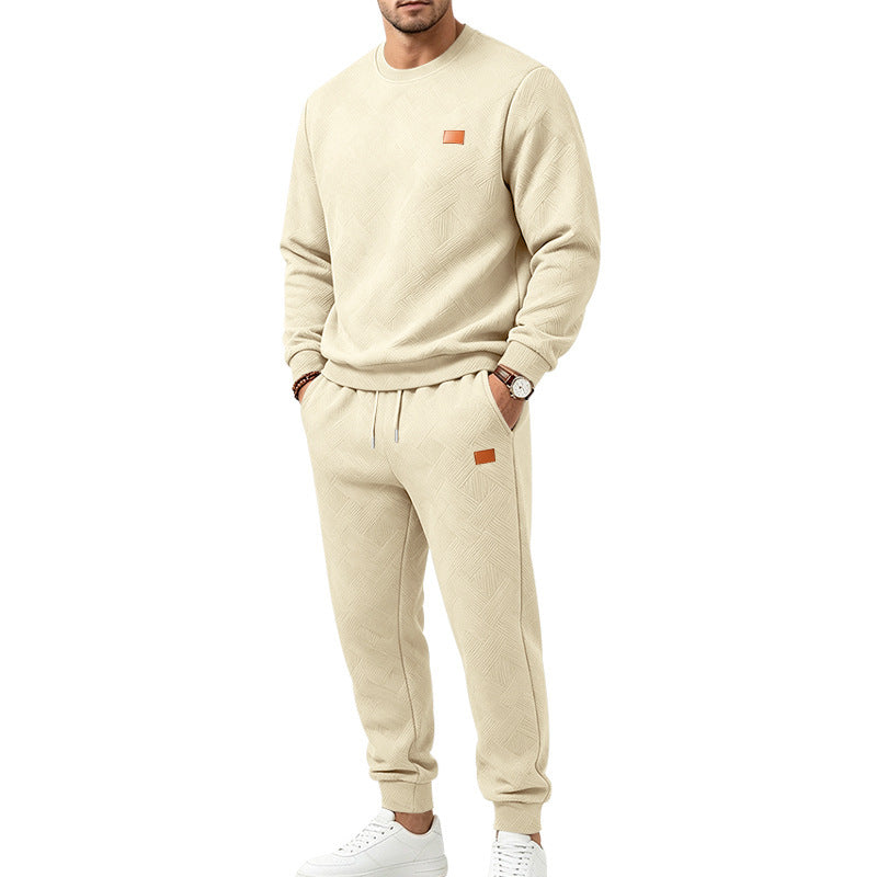 📢🎉50%Rabatt!!!🛍️✨Freizeit Sportset für Herren mit strukturiertem Jacquard
