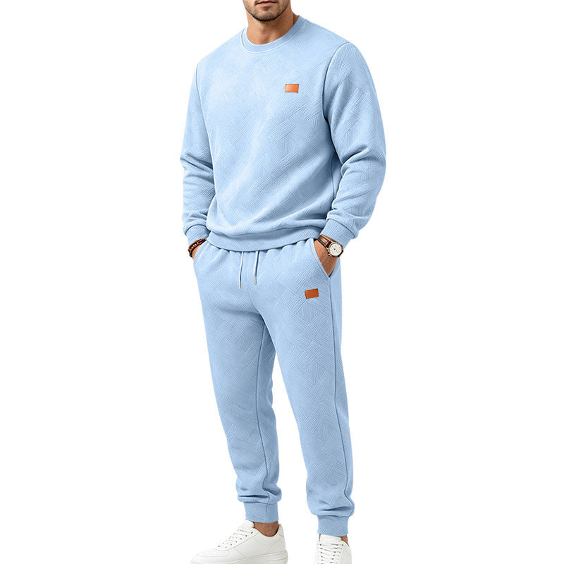 📢🎉50%Rabatt!!!🛍️✨Freizeit Sportset für Herren mit strukturiertem Jacquard
