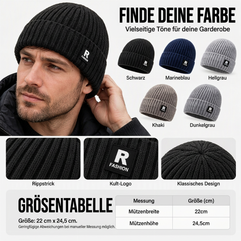 📢Letzter Tag! Alles 50%!📢 Lässige warme Strick-Mütze für Herren