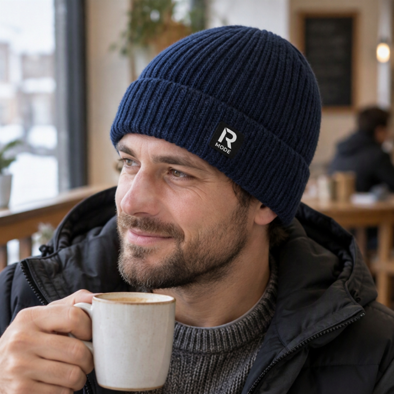 📢Letzter Tag! Alles 50%!📢 Lässige warme Strick-Mütze für Herren
