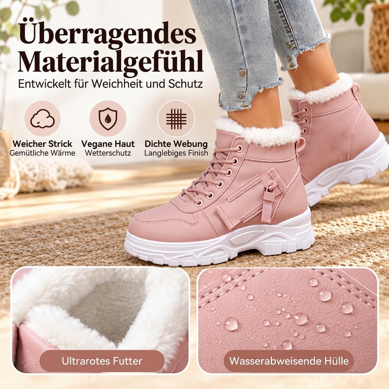 🔥Beliebtes Produkt! Nur kurze Zeit reduziert!🔥 Warme Winter-Stiefeletten für Damen mit Plüschfutter