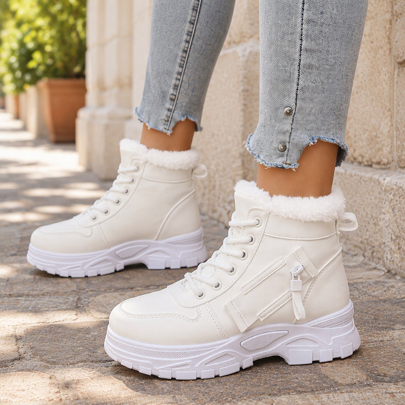 🔥Beliebtes Produkt! Nur kurze Zeit reduziert!🔥 Warme Winter-Stiefeletten für Damen mit Plüschfutter