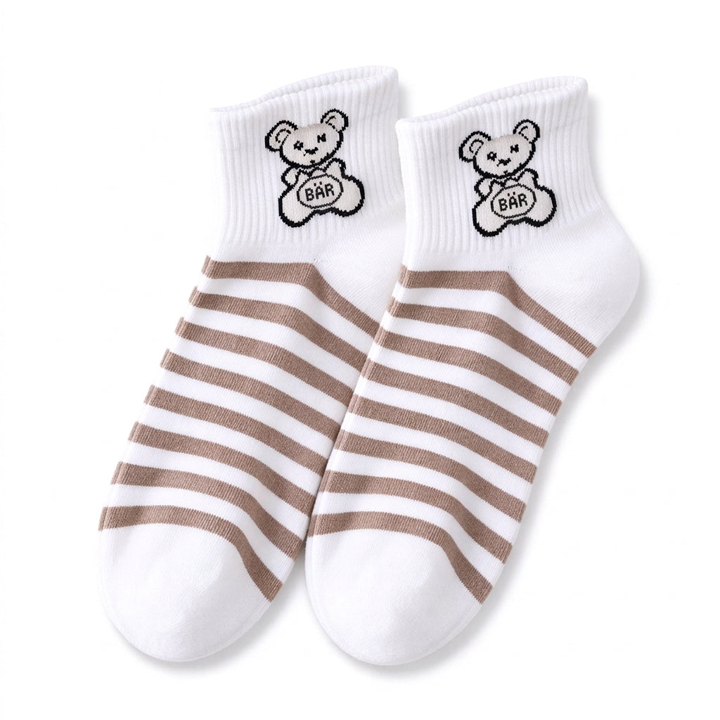 ⏰ Countdown läuft – 50% nur noch 3 Tage! Damen niedliche, gemusterte Knöchelsocken, dünne, atmungsaktive, rutschfeste Kurzsocken