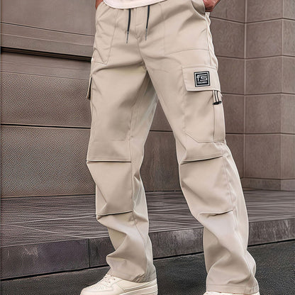 ⏰ Beliebt und bald ausverkauft!⏰ Cargohose mit mehreren Taschen und geradem Bein für Herren