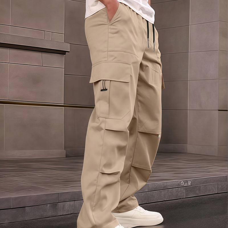 ⏰ Beliebt und bald ausverkauft!⏰ Cargohose mit mehreren Taschen und geradem Bein für Herren