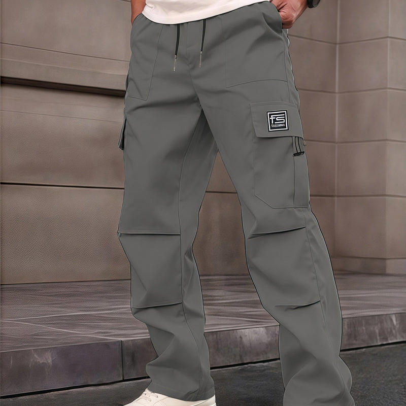 ⏰ Beliebt und bald ausverkauft!⏰ Cargohose mit mehreren Taschen und geradem Bein für Herren