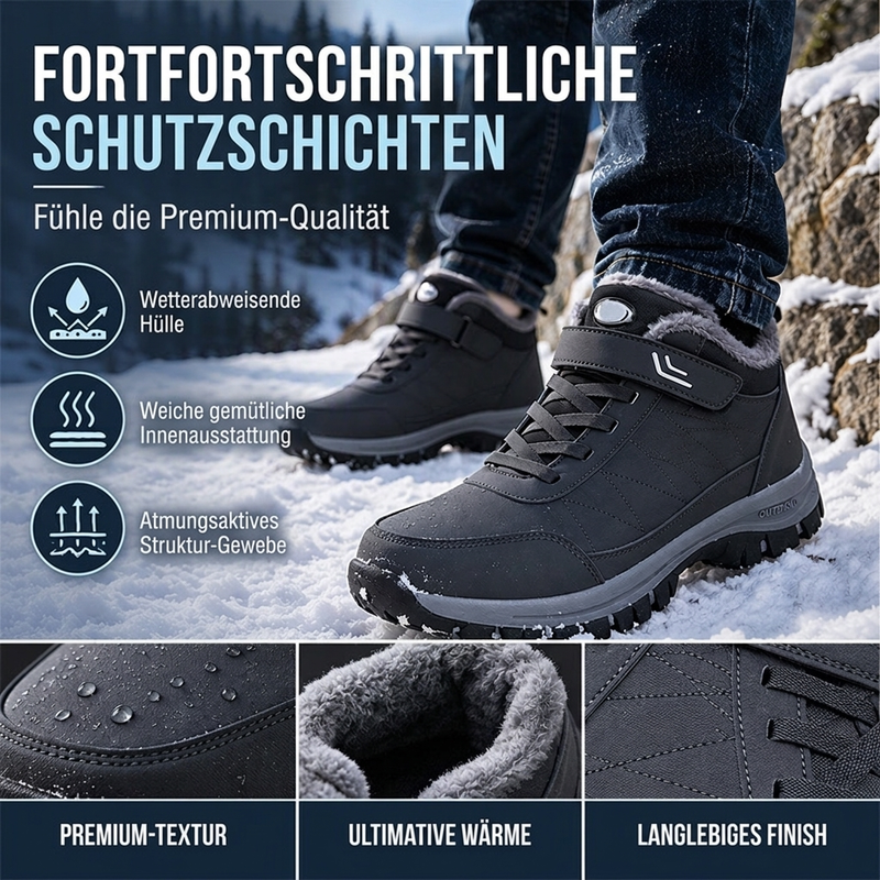 ⚡Flash-Sale! Solange der Vorrat reicht!⚡ Winterliche Schneestiefel für Herren mit Plüschfutter