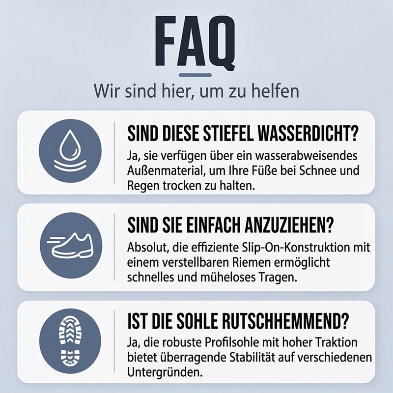 ⚡Flash-Sale! Solange der Vorrat reicht!⚡ Winterliche Schneestiefel für Herren mit Plüschfutter