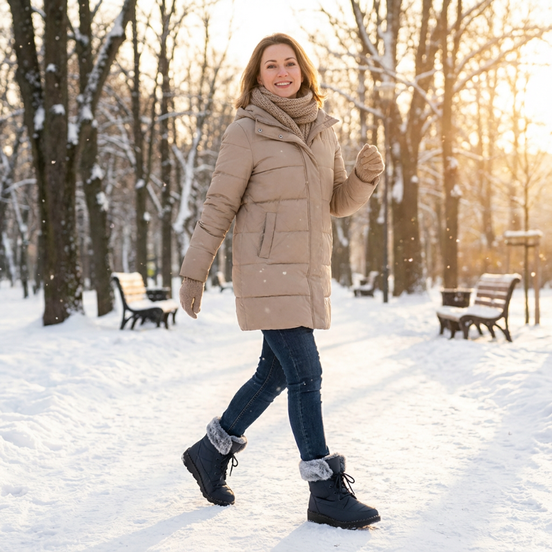 🔥 Nur heute 50 %! Bequeme warme Stiefel mit rutschfester Sohle