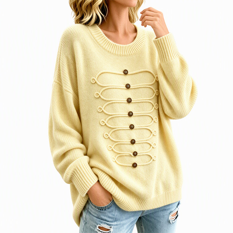 ⏰ Countdown läuft – 50% nur noch 3 Tage! Damen eleganter Rundstrickzopf Pullover