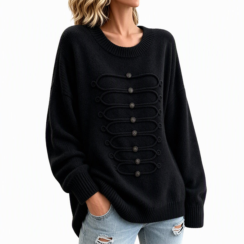 ⏰ Countdown läuft – 50% nur noch 3 Tage! Damen eleganter Rundstrickzopf Pullover