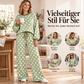 ⏰ Countdown läuft – 50% nur noch 3 Tage! Damen Punktepullover & Weites Bein Hosen Set