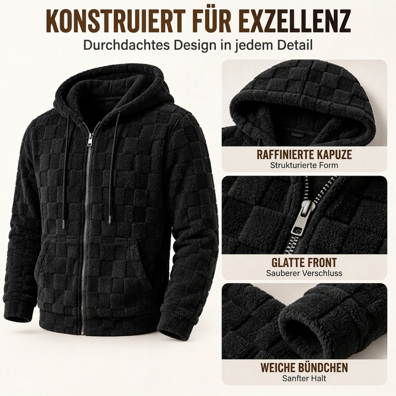 50 % Rabatt! | Lässige Winter-Steppjacke für Herren