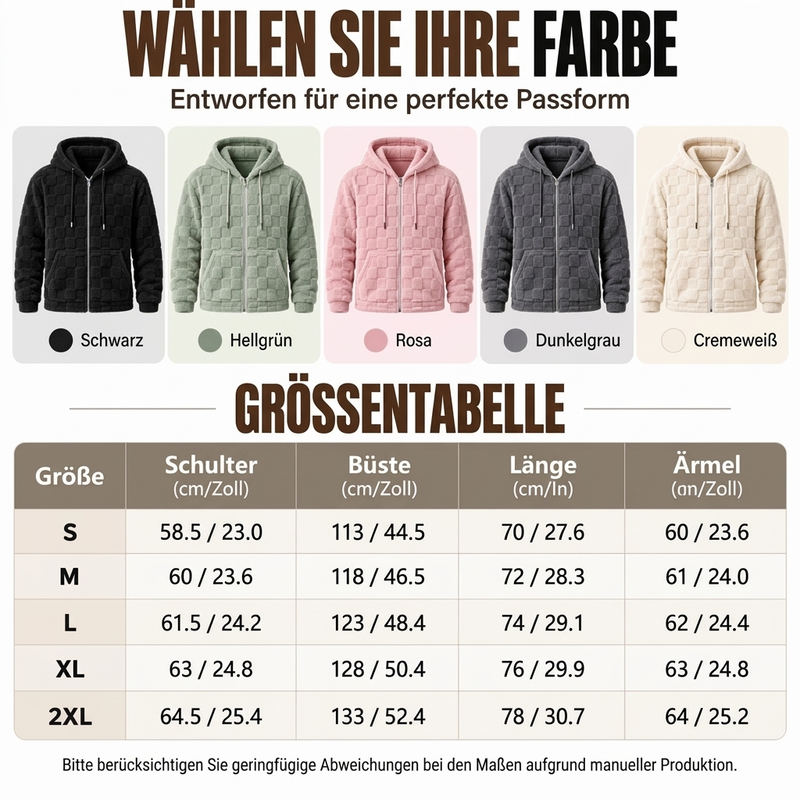 50 % Rabatt! | Lässige Winter-Steppjacke für Herren