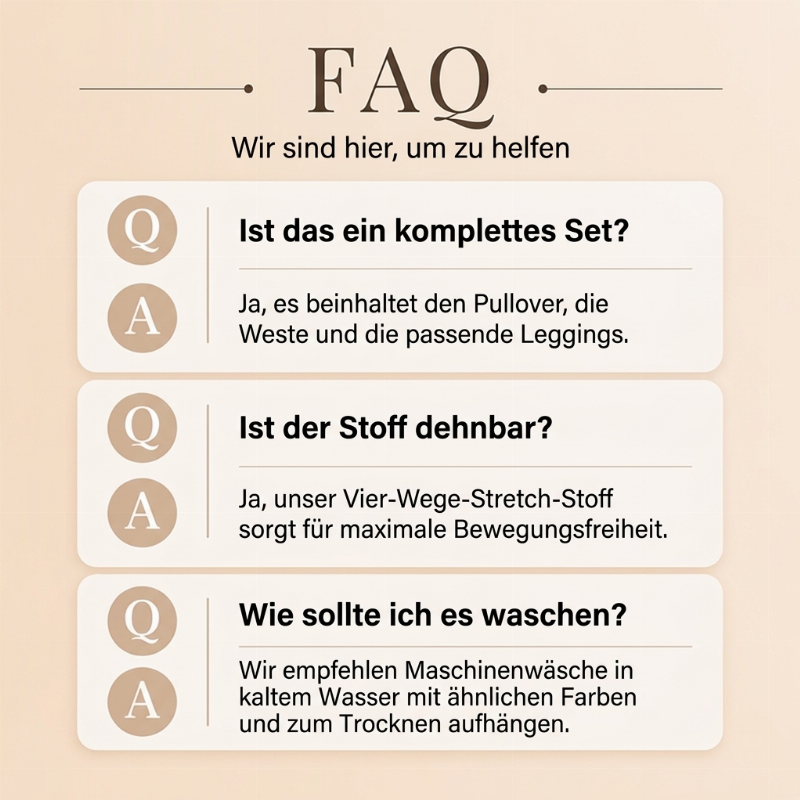 ✨ Neu Eingetroffen – Jetzt Versandkostenfrei!✈Gemütliches 3-teiliges Sportset für Damen