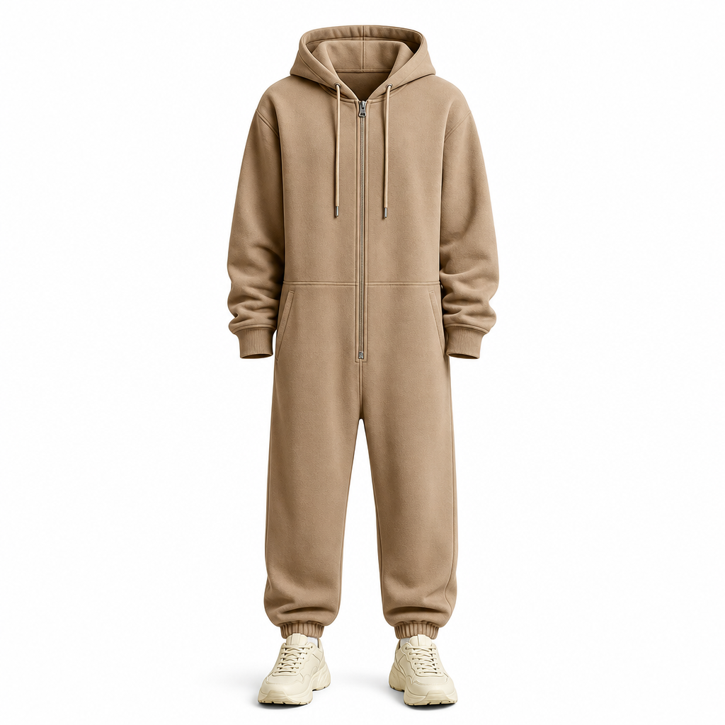 ⏰Jetzt oder nie!⏰Herren Winter Trainingsanzug-Set mit durchgehendem Reißverschluss-Kapuzensweatshirt und Jogginghose