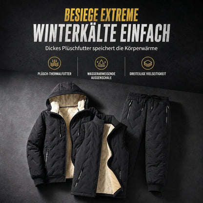 ✨ Neu eingetroffen – jetzt versandkostenfrei!✈Winter-Set für Herren: Gepolsterte Kapuzenjacke und Hose