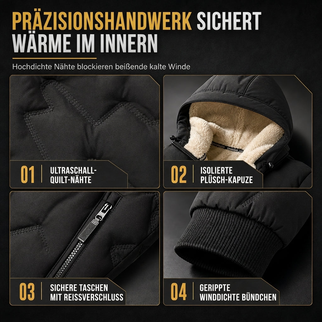 ✨ Neu eingetroffen – jetzt versandkostenfrei!✈Winter-Set für Herren: Gepolsterte Kapuzenjacke und Hose
