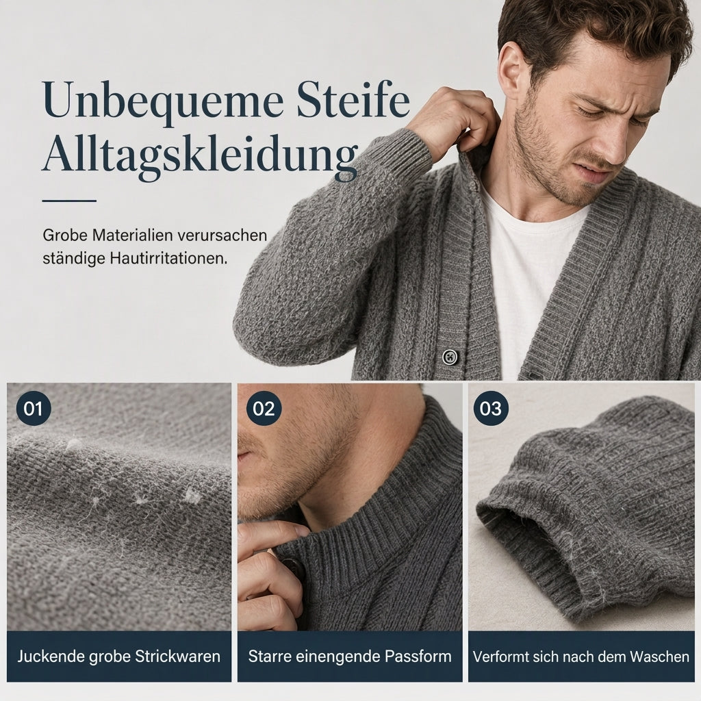 🔥 Nur heute 50%🔥Gelegen gestrickte Herrenjacke