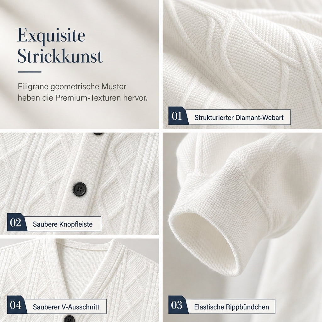 🔥 Nur heute 50%🔥Gelegen gestrickte Herrenjacke