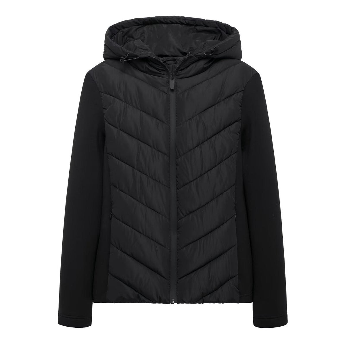 🎁Neu eingetroffen: 50% Rabatt! Damen Kapuze Patchwork gesteppte Wattierte Jacke