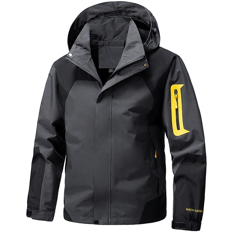 🔥 Nur heute 50 %! Herren Farbblock-Winddichte Outdoor-Jacke