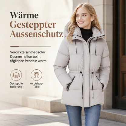 ✈Neu eingetroffen – jetzt versandkostenfrei!✈Langer gepolsterter Kapuzenmantel für Damen
