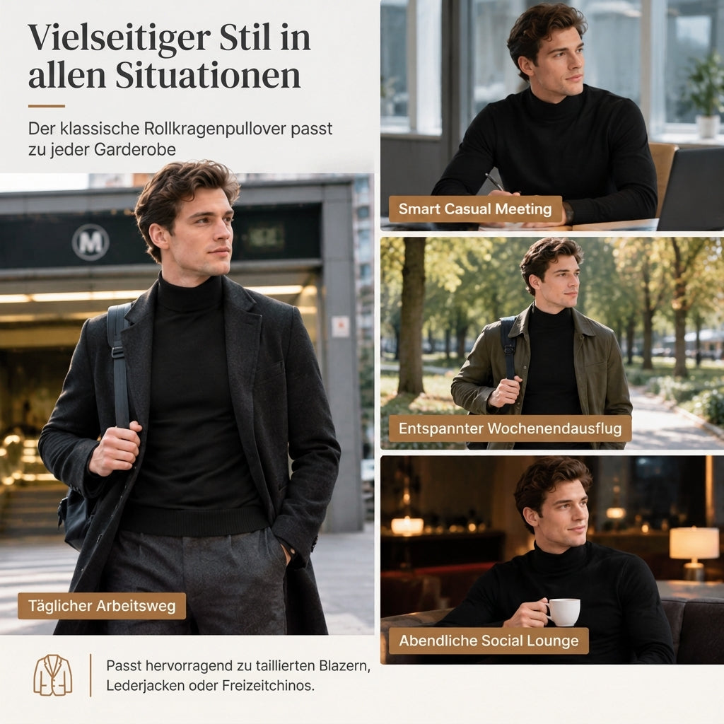 🔥Einfach halber Preis – keine Spiele!🔥 Herbst/Winter Slim Fit Pullover Strickpullover