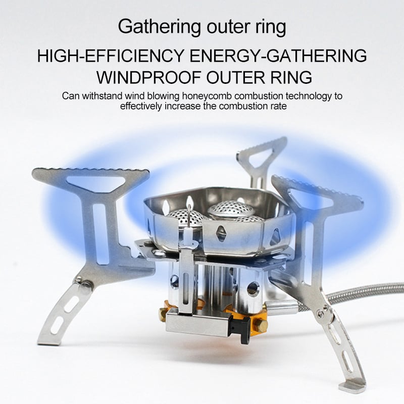 🔥 50% RABATT! 🏕️ Windfester Gasbrenner für Camping & Outdoor-Aktivitäten – Kompakt & leistungsstark – Ideal für Trekking, Picknick oder Notfall – zuverlässige Flamme bei Wind 🌬️
